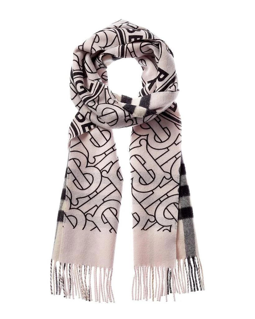 商品Burberry|Burberry Logo Print Reversible Cashmere Scarf,价格¥4072,第1张图片