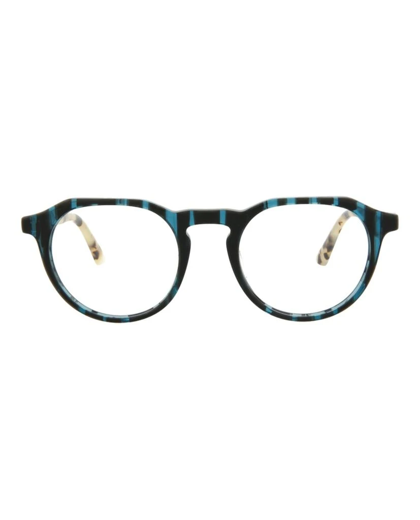 商品Alexander McQueen|Round-Frame Acetate Optical Frames,价格¥213,第1张图片