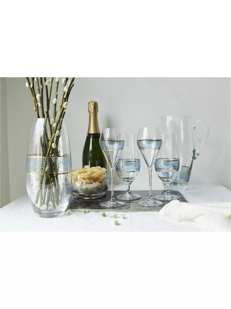 商品Michael Wainwright|Panthera Indigo 2-Piece Prosecco Glass Set,价格¥603,第2张图片详细描述