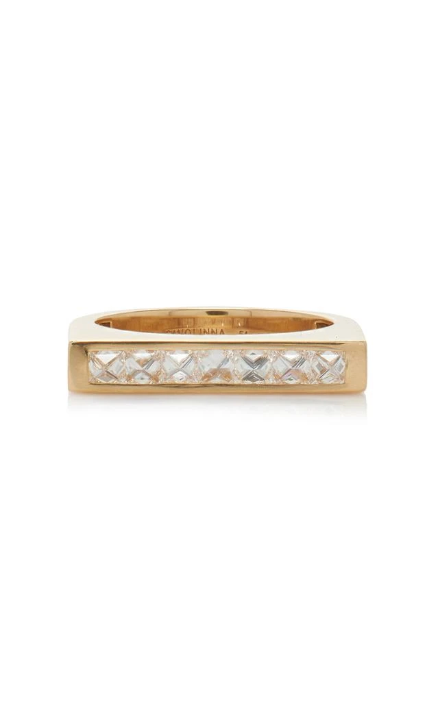 商品Savolinna Jewelry|Savolinna Jewelry - Be Spiked 18K Yellow Gold Diamond Ring - Gold - US 7 - Moda Operandi - Gifts For Her,价格¥31960,第1张图片