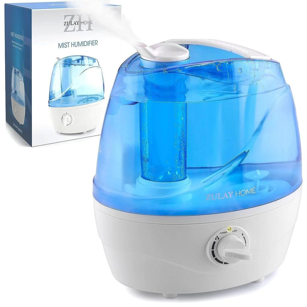 商品Zulay Kitchen|Cool Mist Humidifiers For Bedroom (2.2L Water Tank),价格¥602,第1张图片