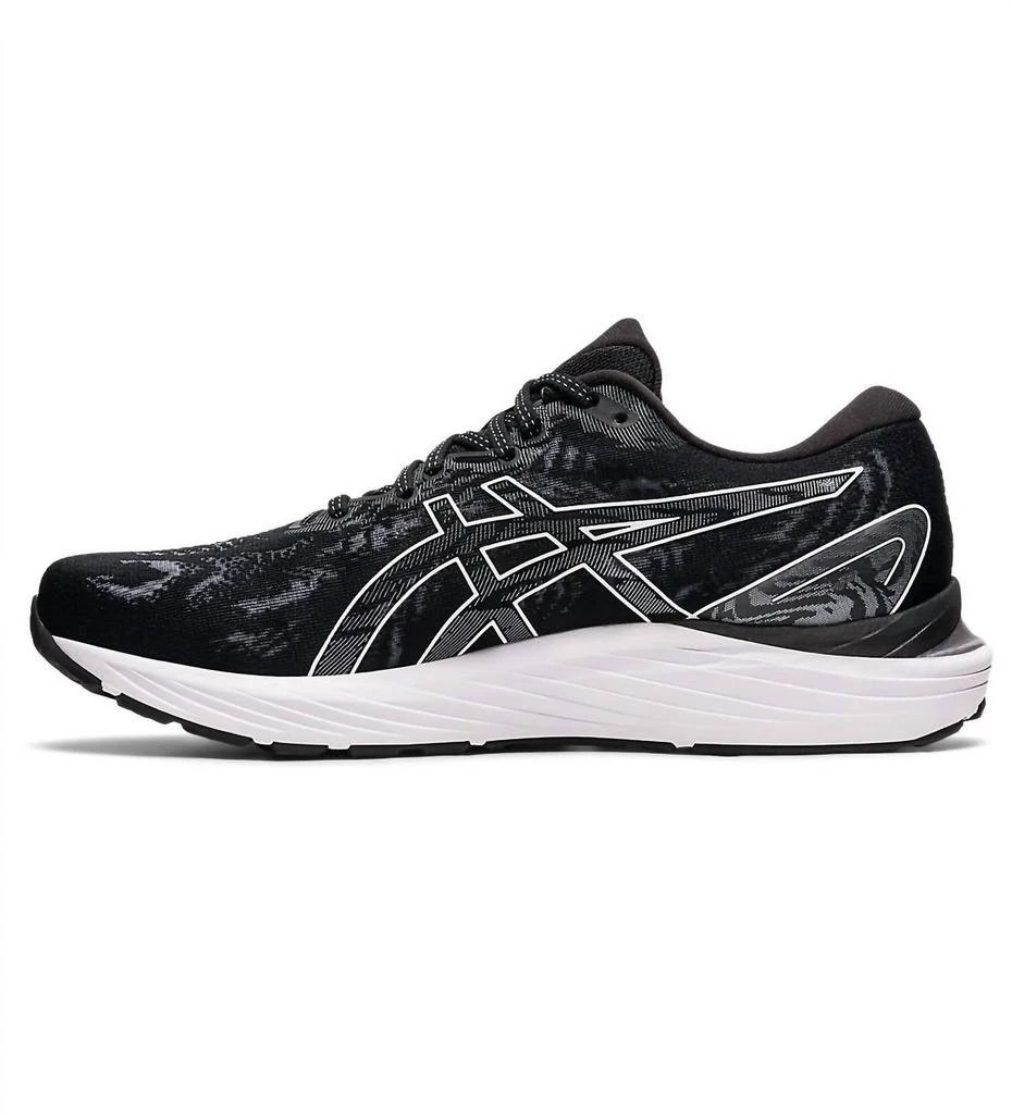 商品Asics|Men's Gel Cumulus 23 Running Shoes - D/medium Width In Black/white,价格¥660,第3张图片详细描述