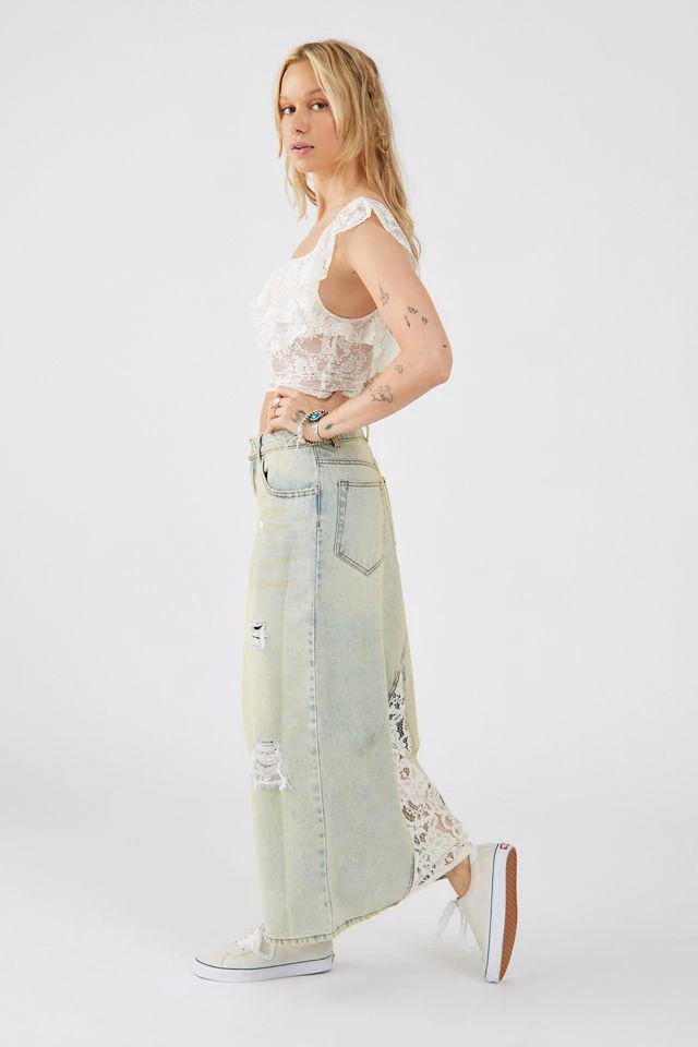 商品BDG|BDG Mindy Denim Maxi Skirt,价格¥151,第5张图片详细描述