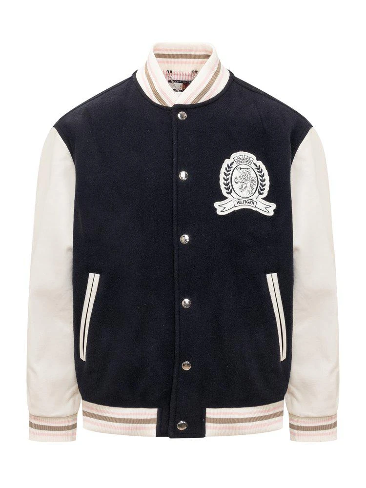 商品Tommy Hilfiger|Tommy Hilfiger Prep Crest Varsity Jacket,价格¥2231,第1张图片