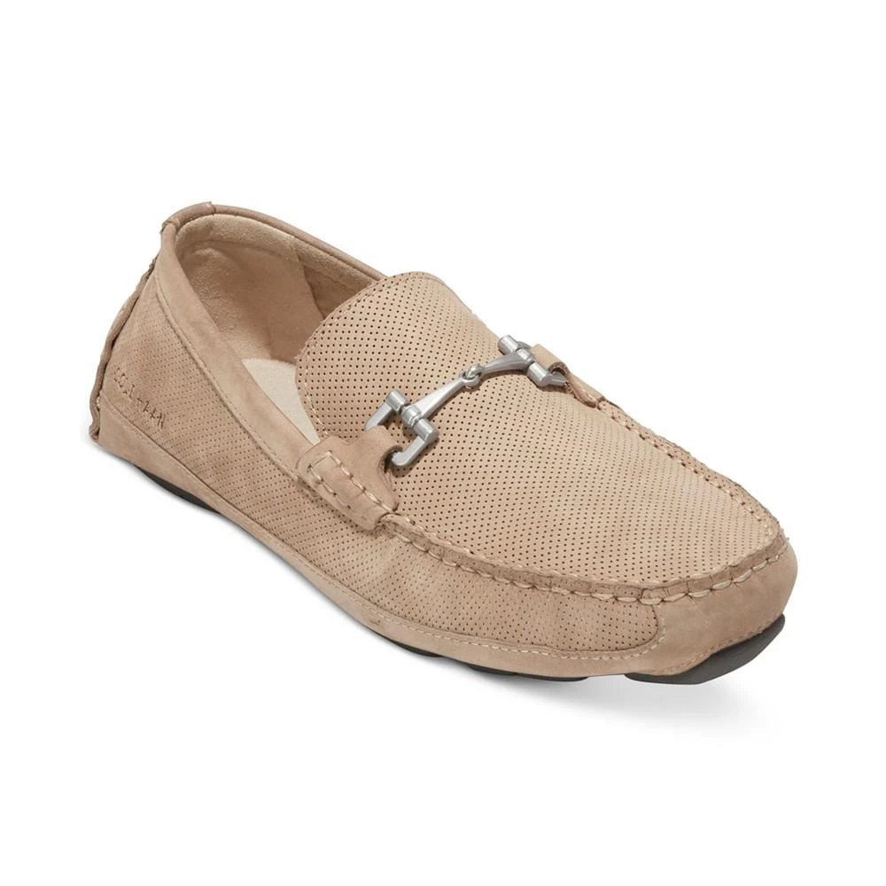 商品Cole Haan|Men's Wyatt Leather Slip-On Bit Driving Loafers,价格¥599,第1张图片