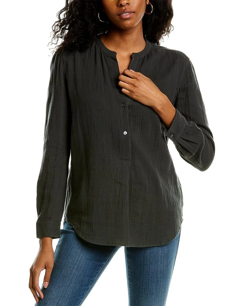 商品TAGS|TAGS Gauze Henley Top,价格¥158,第1张图片
