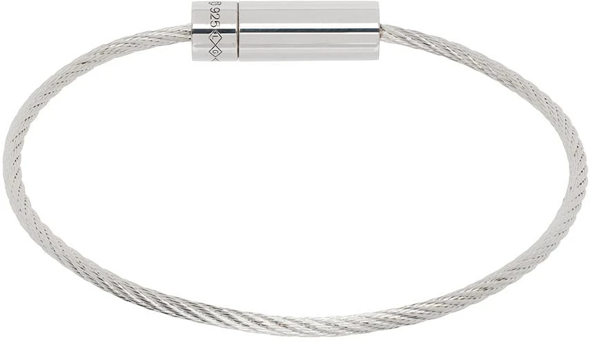 商品Le Gramme|Silver 'Le 7g' Cable Bracelet,价格¥2505,第2张图片详细描述