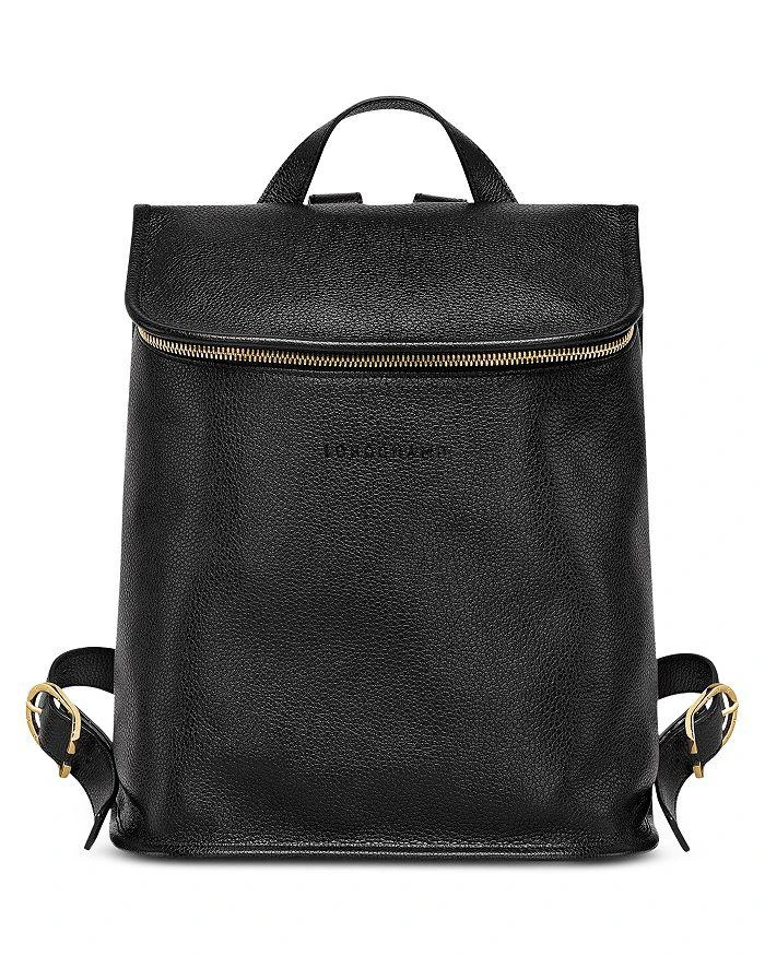 商品Longchamp|Le Foulonné Top Zip Leather Backpack,价格¥4185,第1张图片