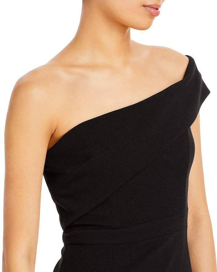 商品AQUA|One Shoulder Scuba Crêpe Dress - 100% Exclusive,价格¥1025,第5张图片详细描述
