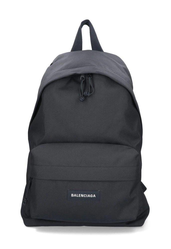 商品Balenciaga|Balenciaga Logo Patch Backpack,价格¥6347,第1张图片