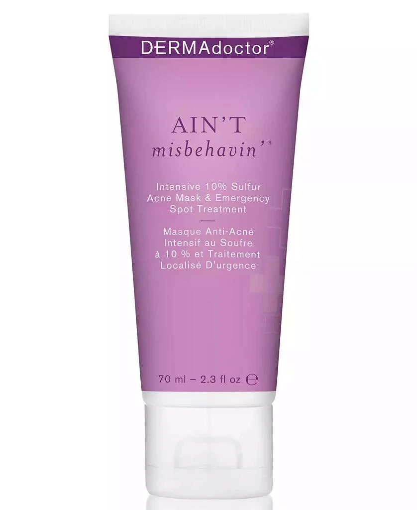 商品DERMAdoctor|Ain't Misbehavin' Intensive 10% Sulfur Acne Mask & Emergency Spot Treatment, 2.3-oz.,价格¥386,第1张图片