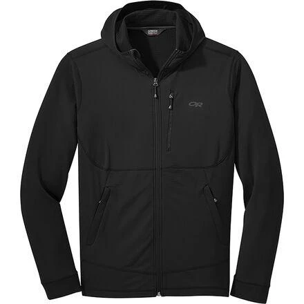 商品Outdoor Research|Vigor Full-Zip Hooded Jacket - Men's,价格¥538,第4张图片详细描述