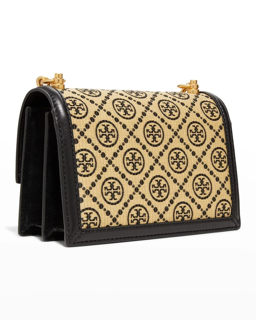 商品Tory Burch|Small T Monogram Raffia Shoulder Bag,价格¥2769,第3张图片详细描述