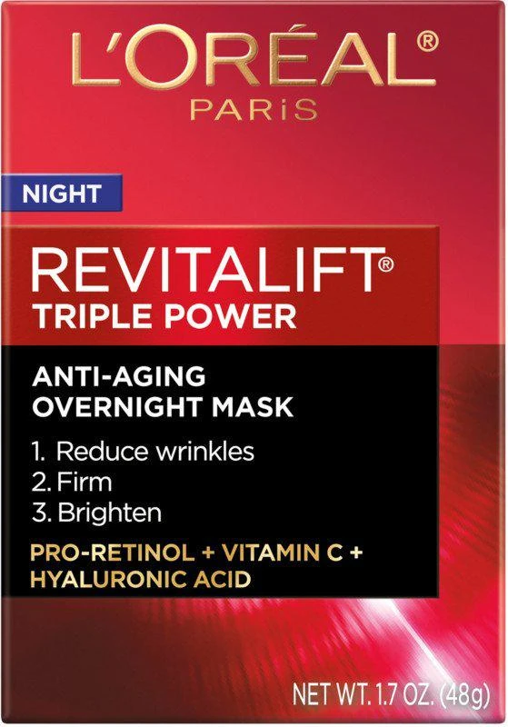 商品L'Oreal Paris|Revitalift Triple Power Intensive Overnight Mask,价格¥196,第2张图片详细描述