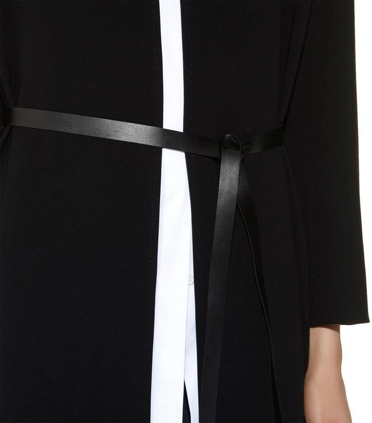 商品Max Mara|Nambo Collarless Belted Midi Coat,价格¥5634,第4张图片详细描述