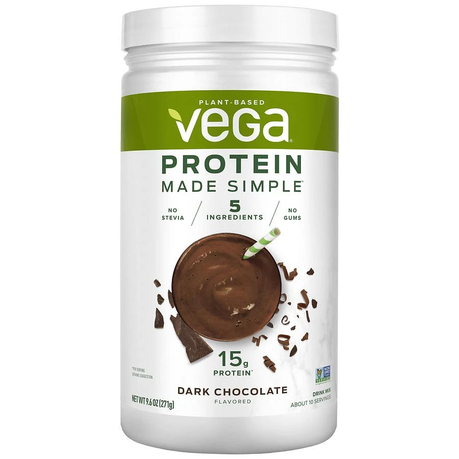 商品Vega Sport|Protein Made Simple, Dark Chocolate,价格¥133,第1张图片