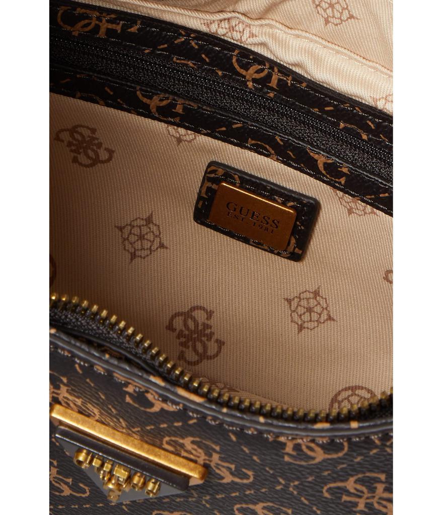 商品GUESS|Alexie Top Zip Shoulder Bag,价格¥455-¥552,第5张图片详细描述