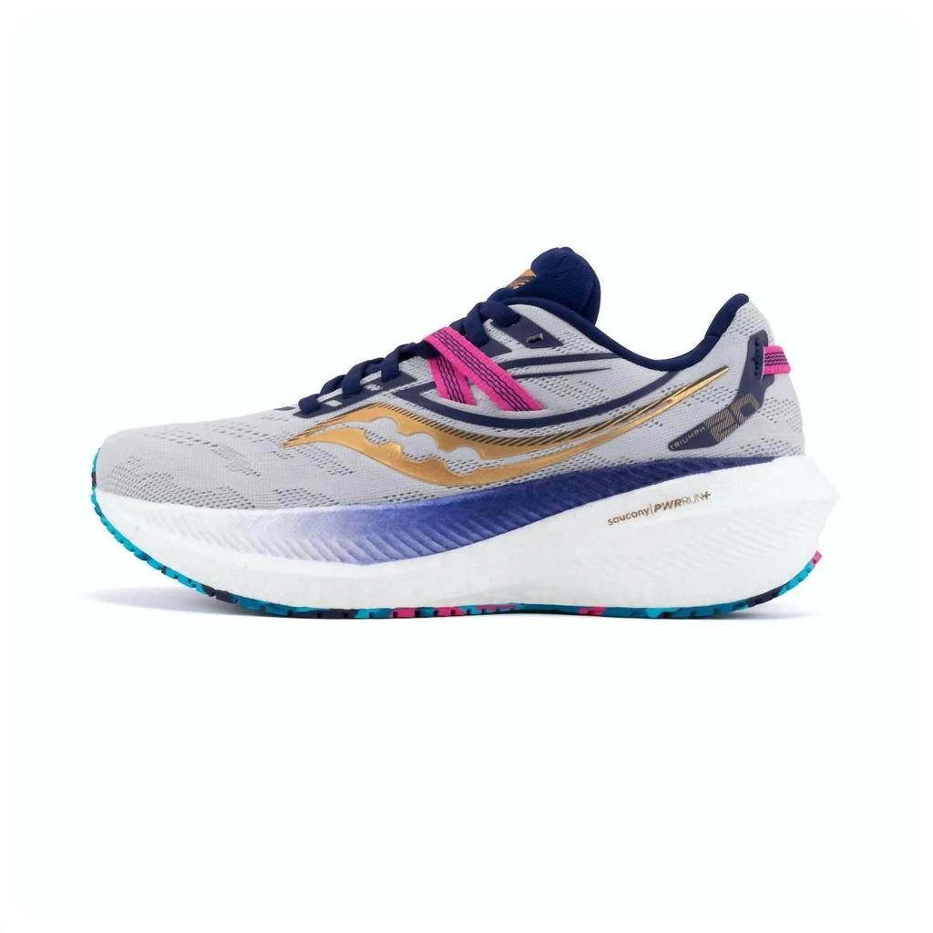 商品Saucony|Women's Triumph 20 Running Shoes - Medium Width In Prospect Glass,价格¥1003,第1张图片