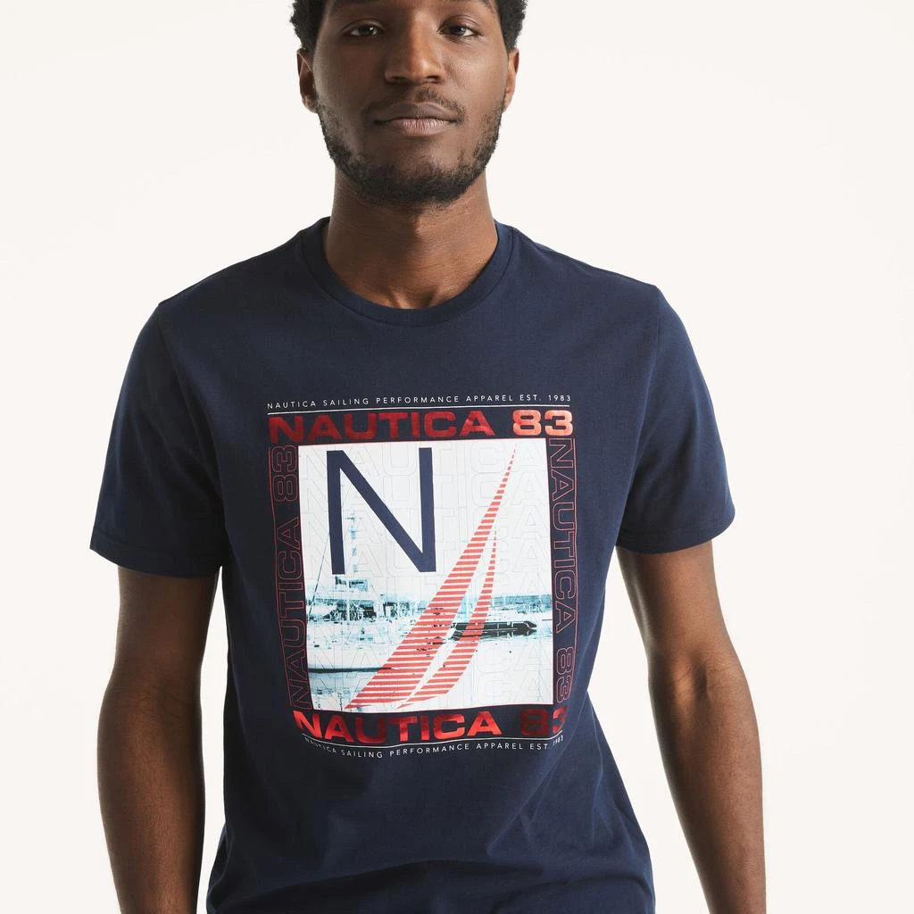 商品Nautica|Mens 1983 Graphic T-Shirt,价格¥78,第2张图片详细描述