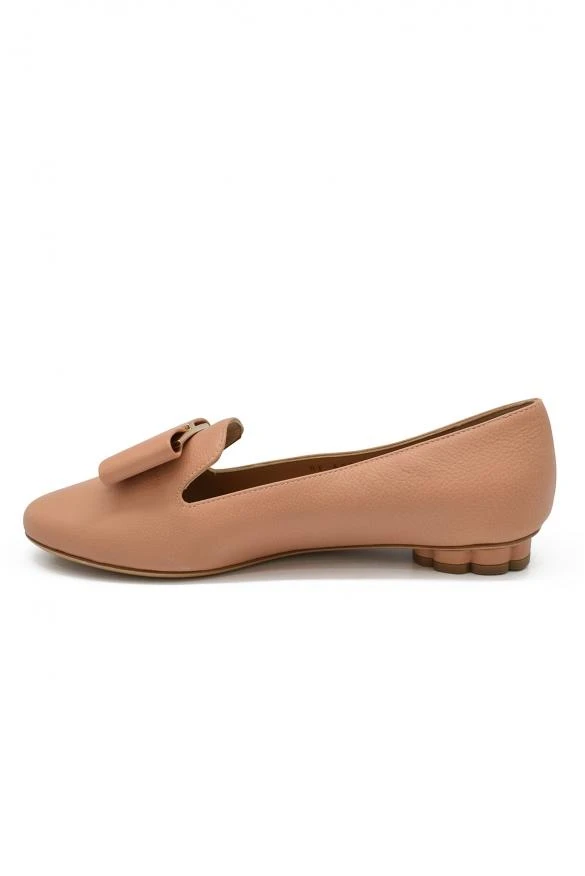 商品Salvatore Ferragamo|Luxury shoes for women salvatore ferragamo slippers flower heel nude,价格¥2966,第4张图片详细描述