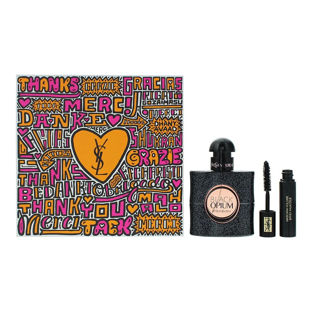 商品Yves Saint Laurent|YSL 圣罗兰 黑鸦片香水礼盒套装EDP 30ml+MINI睫毛膏2ml,价格¥1155,第1张图片
