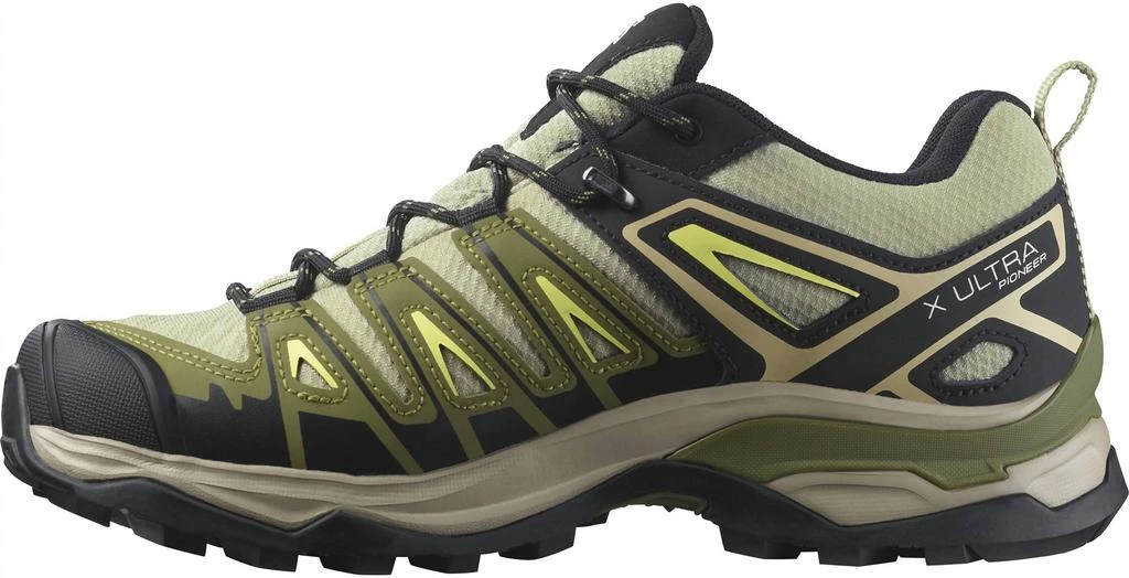 商品Salomon|Women's X Ultra Pioneer Waterproof Hiking Shoes In Moss Gray,价格¥791,第1张图片