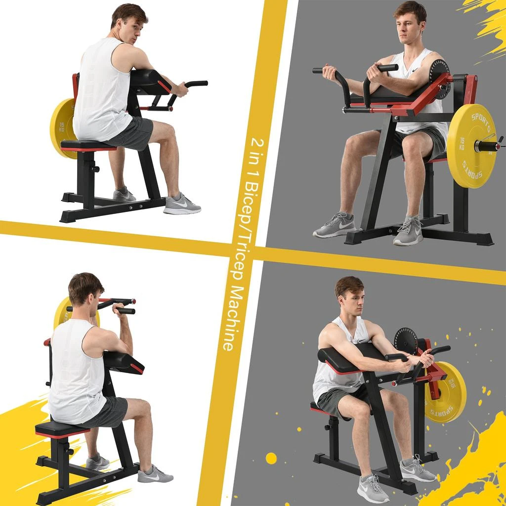 商品Simplie Fun|Bicep Tricep Curl Machine,价格¥5137,第2张图片详细描述