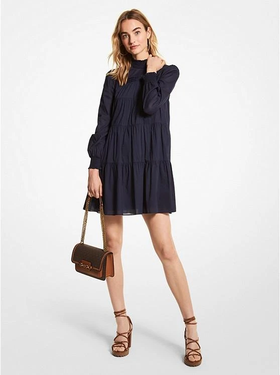 商品Michael Kors|Smocked  Cotton Dress,价格¥391,第1张图片
