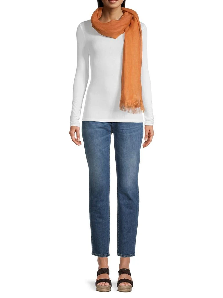 商品Weekend Max Mara|Sion Fringe-Trim Linen Scarf,价格¥605,第2张图片详细描述