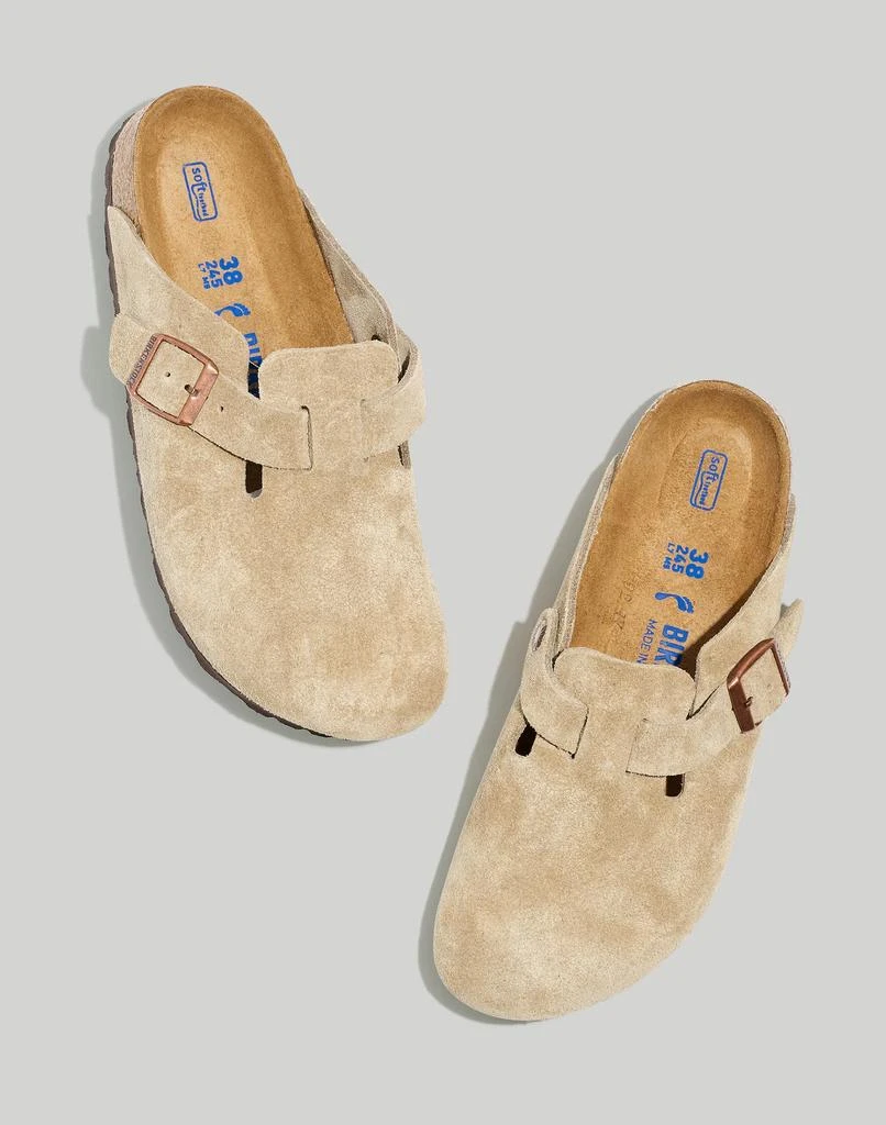 商品Birkenstock|Boston Suede Soft Footbed Clogs,价格¥1253,第1张图片详细描述