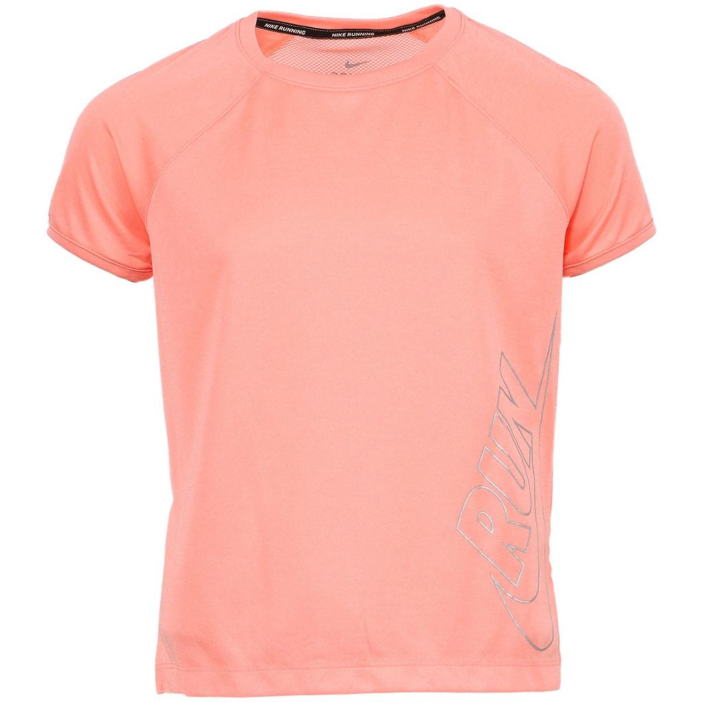 Nike Girl's Dri-Fit Shirt Sleeve Running Top商品第1张图片规格展示