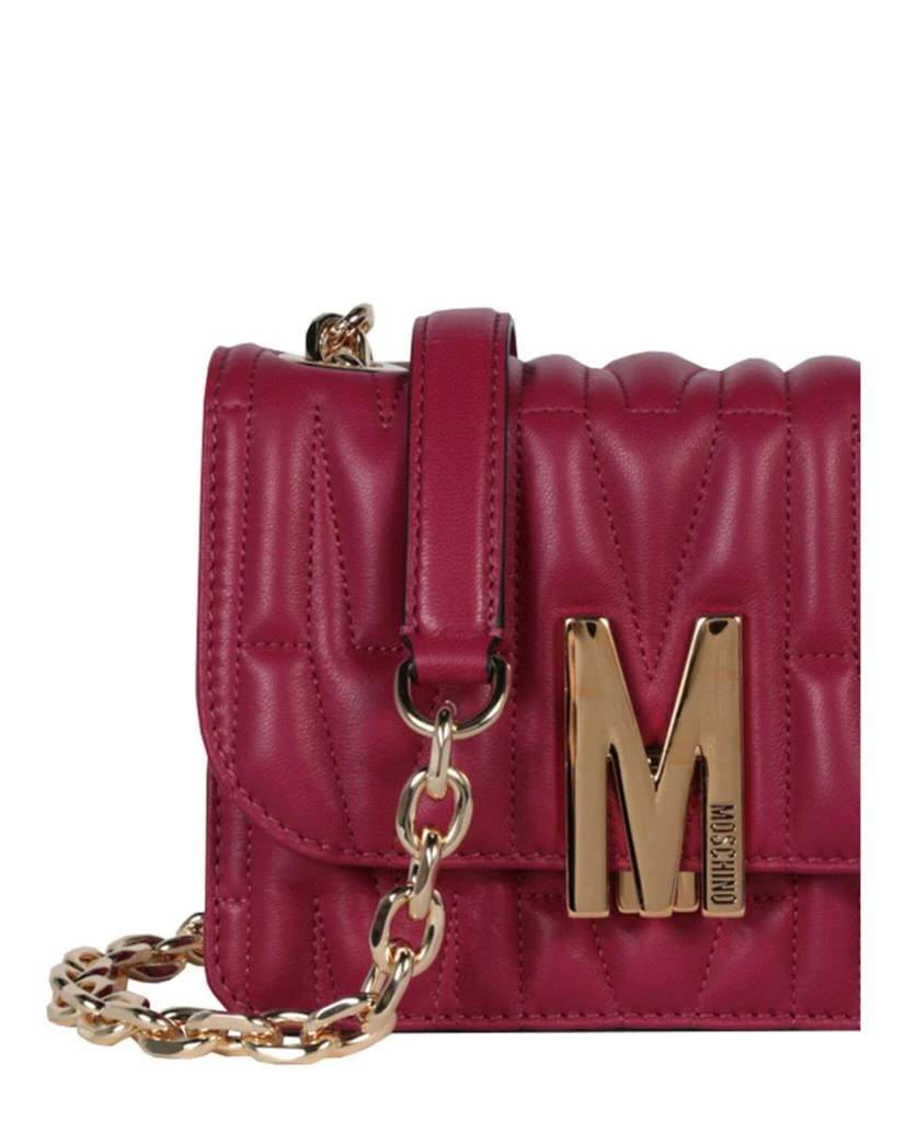 商品Moschino|Quilted M-Logo Crossbody Bag,价格¥3004,第3张图片详细描述