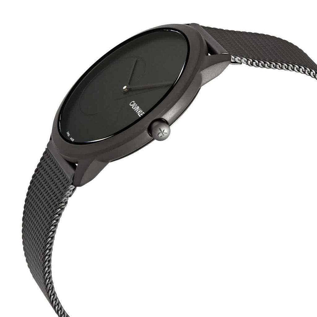 商品Calvin Klein|Calvin Klein Minimal Quartz Black Dial Mens Watch K3M514B1,价格¥335,第4张图片详细描述