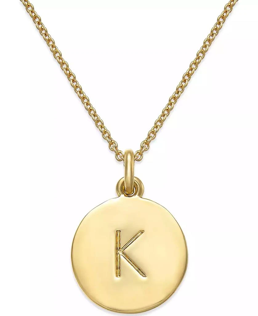 商品Kate Spade|镀12k金字母项链, 17" + 3" Extender,价格¥437,第1张图片