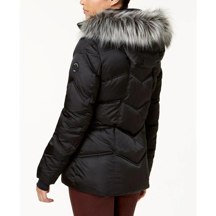 商品Nautica|Faux-Fur-Trim Water-Resistant Puffer Coat,价格¥711,第4张图片详细描述