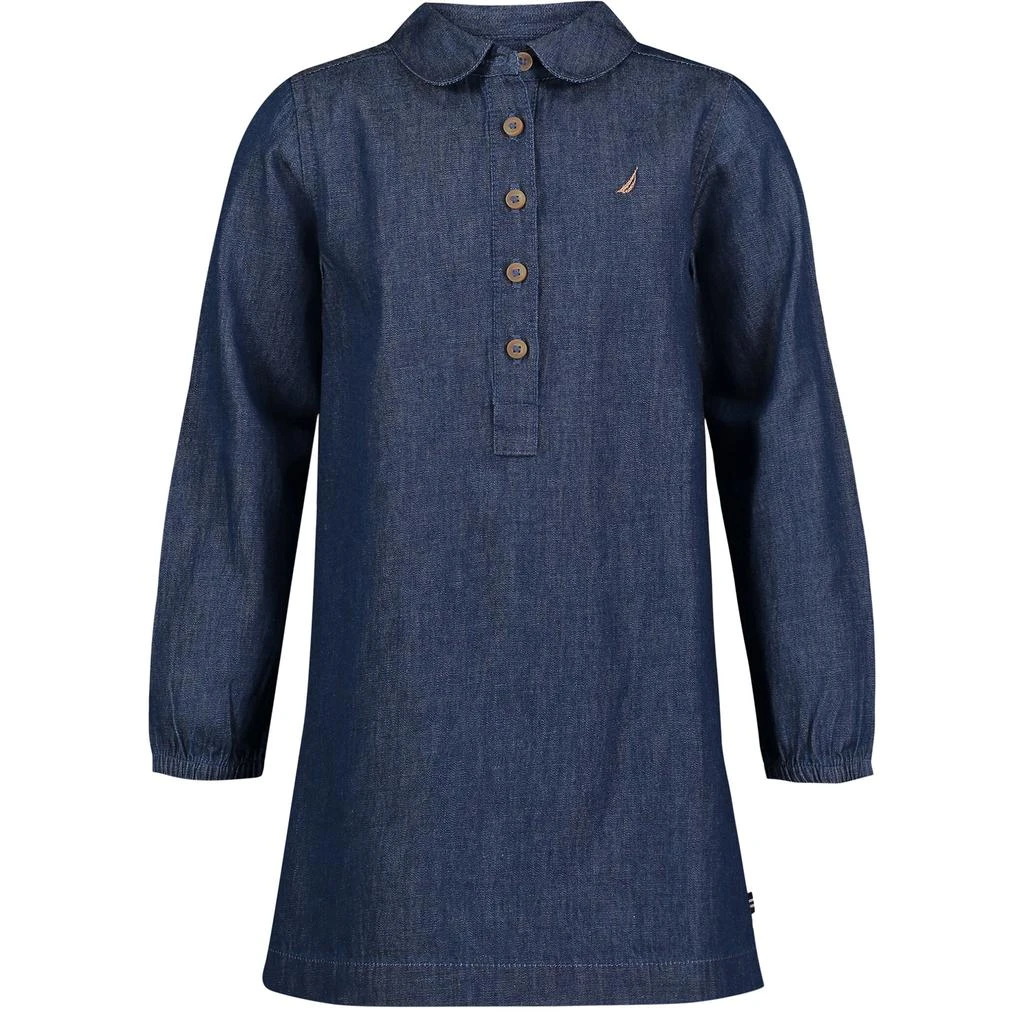 商品Nautica|Nautica Little Girls Chambray Dress (4-6X),价格¥112,第1张图片