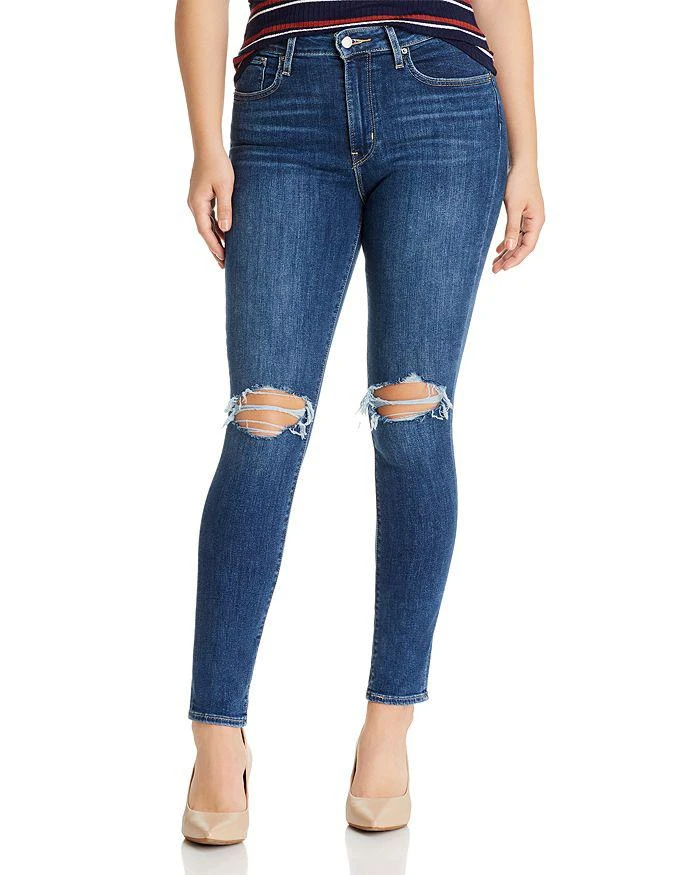 商品Levi's|721 High Rise Skinny Jeans in Indigo Luna,价格¥437,第2张图片详细描述