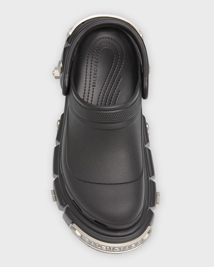 商品Balenciaga|Cagole Logo Screw Platform Clogs,价格¥9751,第5张图片详细描述