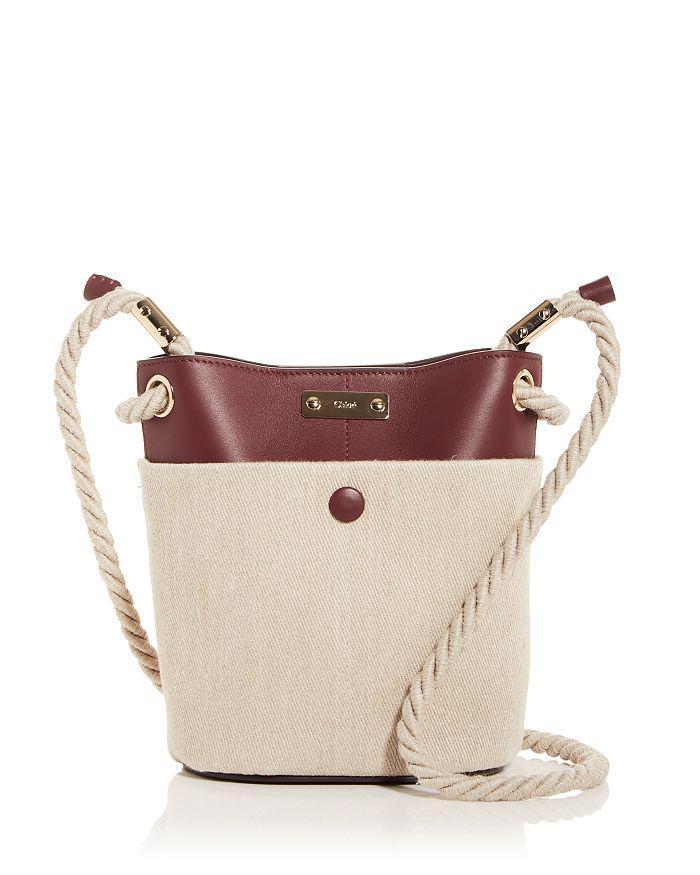 商品Chloé|Key Small Linen Bucket Bag,价格¥12064,第1张图片