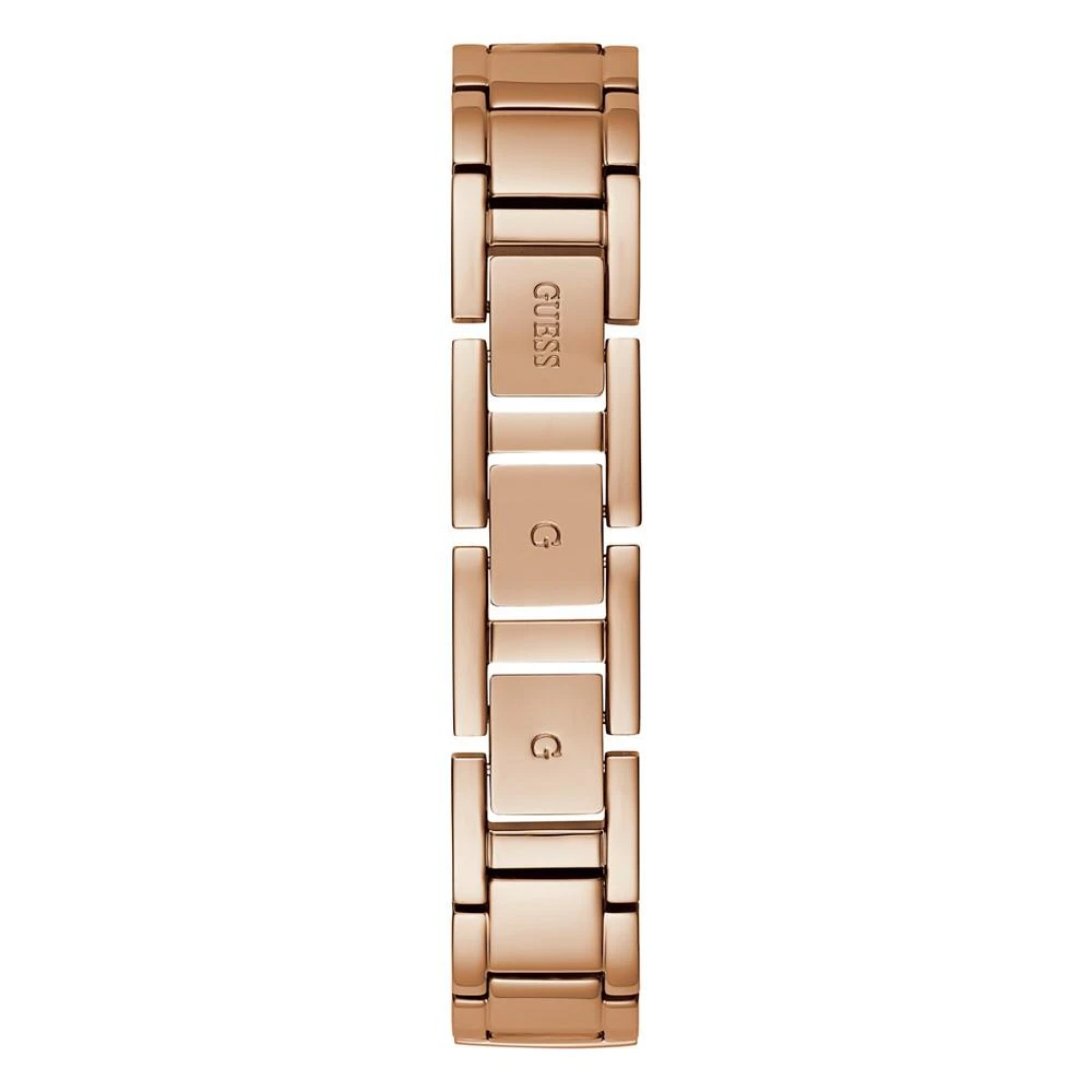 商品GUESS|Women's Quartz Petite Rose Gold-Tone Stainless Steel Bracelet Watch 28mm,价格¥1315,第3张图片详细描述