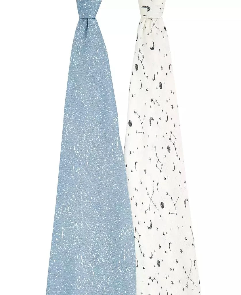 商品aden + anais|Baby Boys or Baby Girls Silky Soft Swaddles, Pack of 2,价格¥260,第2张图片详细描述