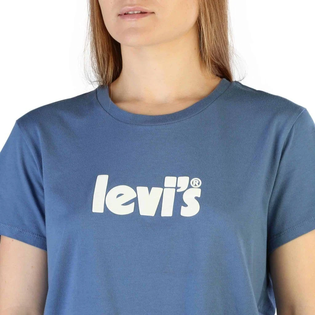 商品Levi's|T-shirts Blue Women,价格¥125,第3张图片详细描述