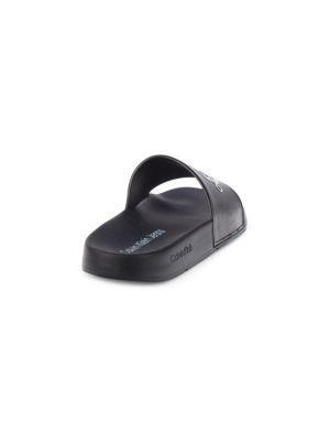 商品Calvin Klein|Avett Logo Slides,价格¥198,第5张图片详细描述