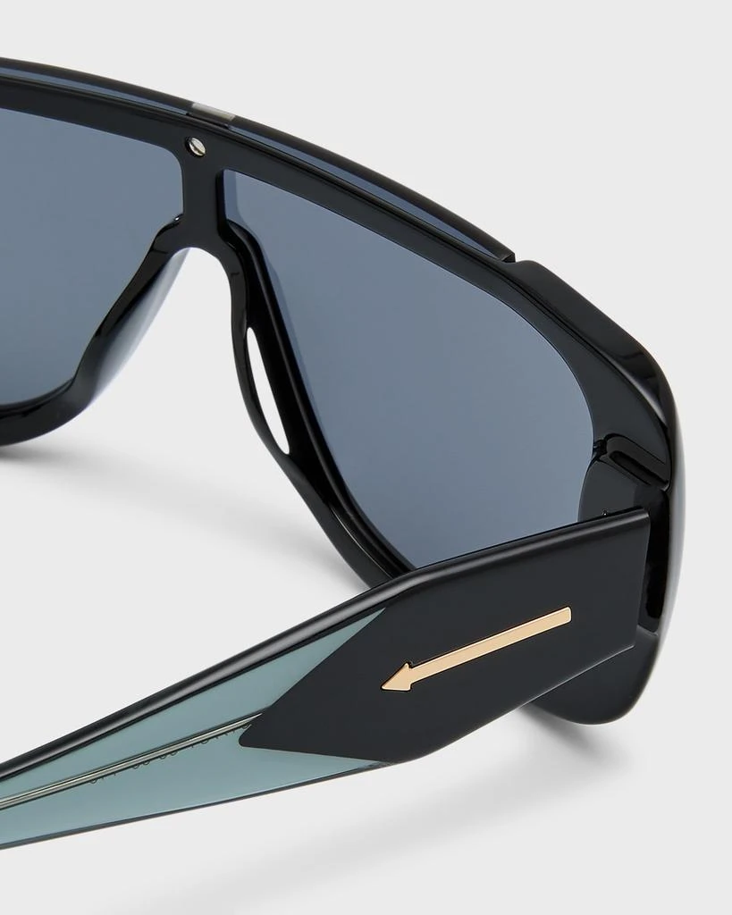 商品KAREN WALKER|Logo Acetate Shield Sunglasses,价格¥1863,第4张图片详细描述