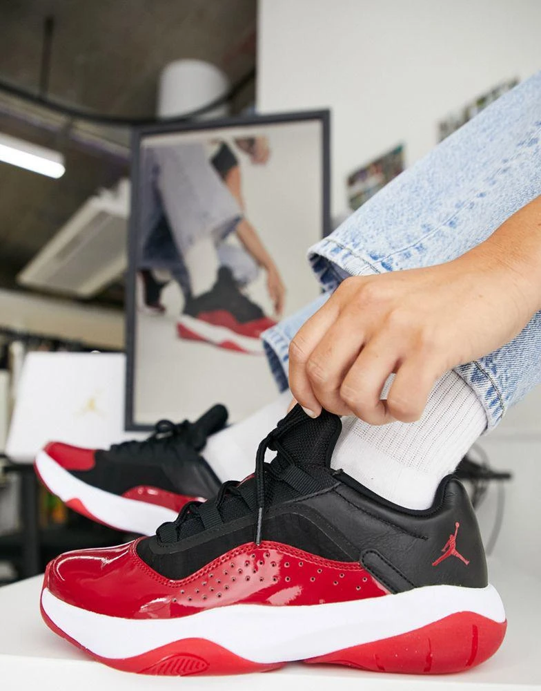 商品Jordan|Air Jordan 11 CMFT Low trainers in gym red,价格¥1090,第2张图片详细描述