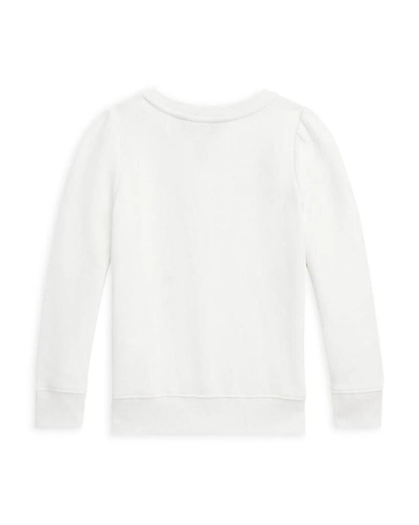 商品Ralph Lauren|Girls' Polo Bear Fleece Sweatshirt - Little Kid, Big Kid,价格¥316,第2张图片详细描述