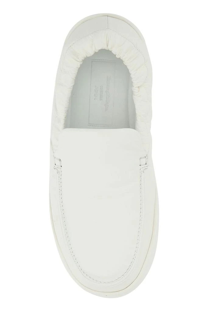商品Zegna|White nappa leather loafers,价格¥3393,第3张图片详细描述