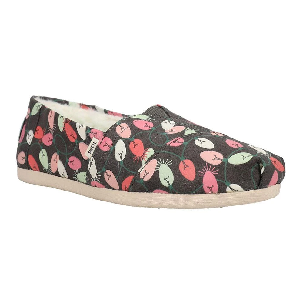 商品TOMS|Alpargata Christmas Lights Cozy Slip On Flats,价格¥189,第2张图片详细描述