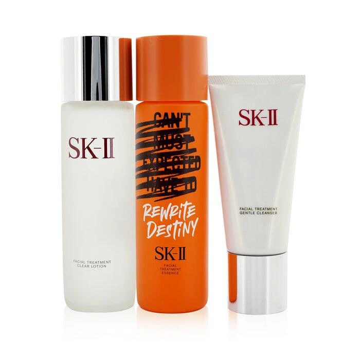 商品SK-II|SK II 面部护理套装：护肤精华露 230ml + 嫩肤清莹露 230ml + 净肌护肤洁面乳 120g 3pcs,价格¥2706,第1张图片