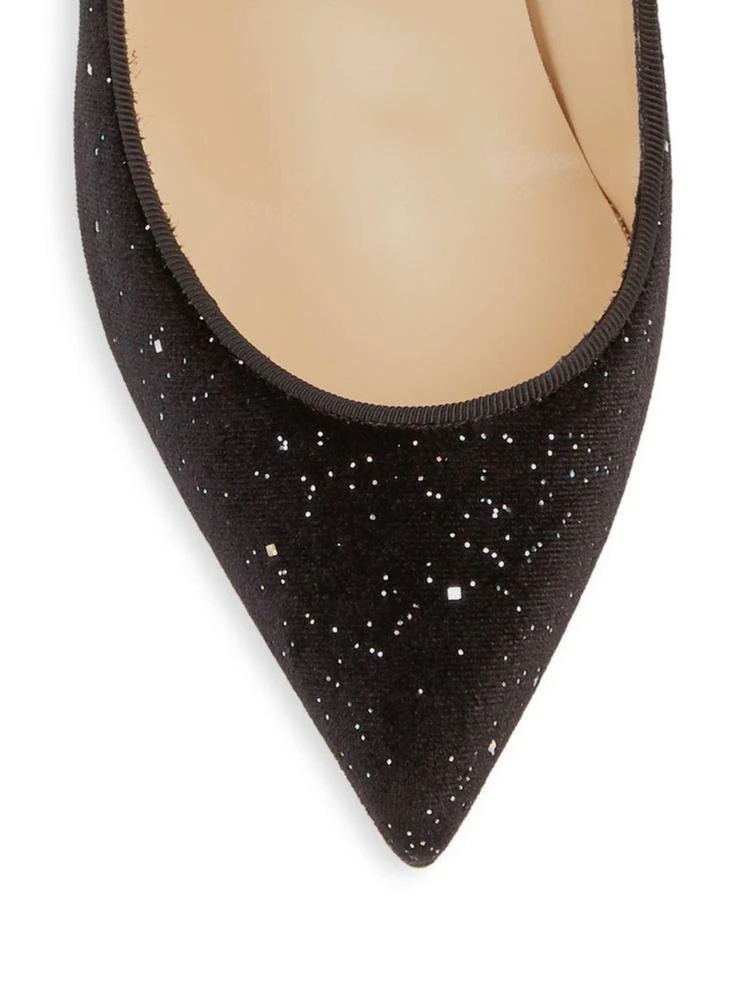 商品Christian Louboutin|Pigalle Follies 100mm 丝绒高跟鞋,价格¥5564,第3张图片详细描述